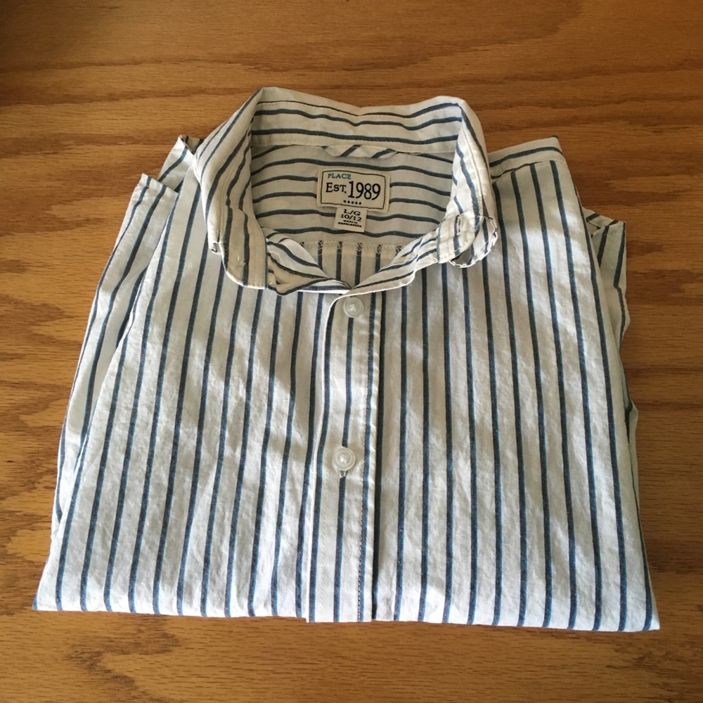 Boy’s Striped Dress Shirt